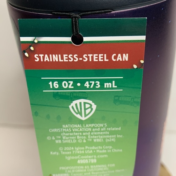 National Lampoon Vacation 16 oz Insulated Tumbler Igloo Can New - Picture 5 of 9